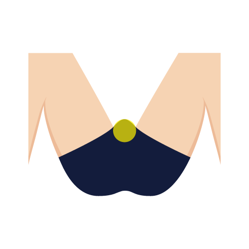 陰嚢部(玉)照射範囲